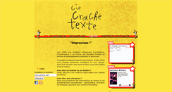 Desktop Screenshot of crachetexte.com