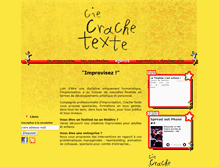 Tablet Screenshot of crachetexte.com